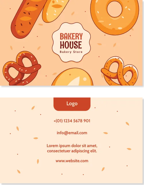 ポップな名刺デザイン例